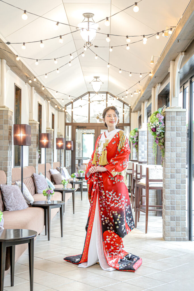 57-305（光正友禅赤鶴）