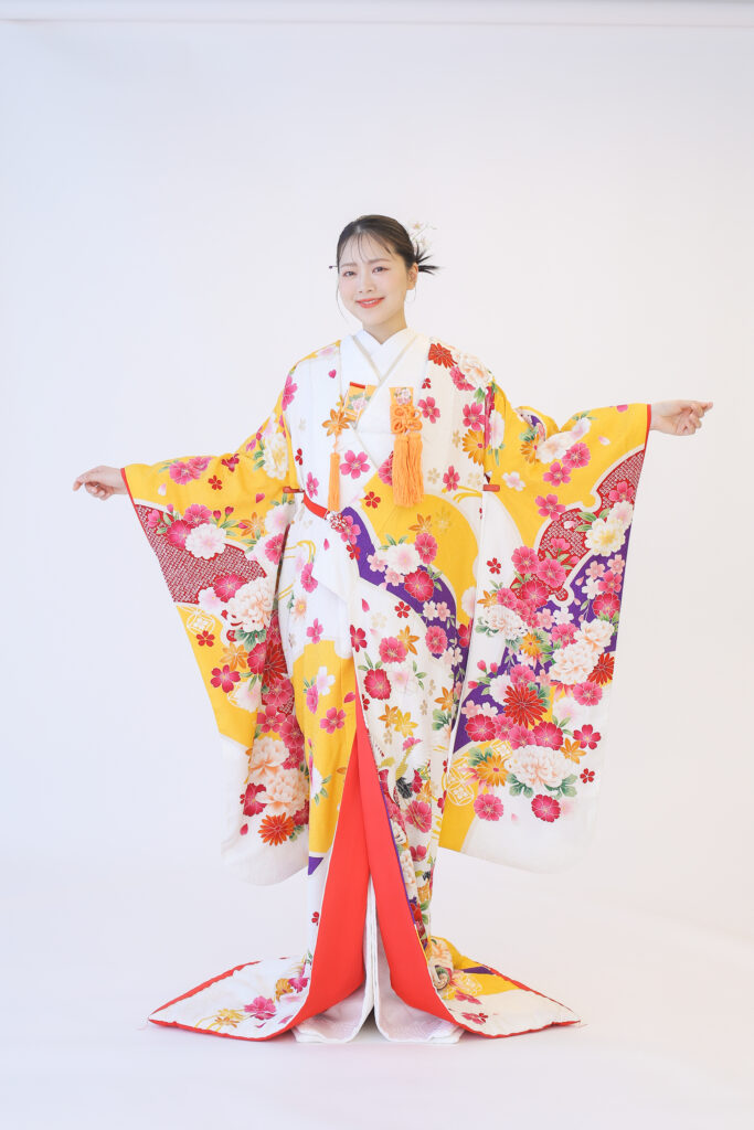 58-360（雪輪に鶴と桜）