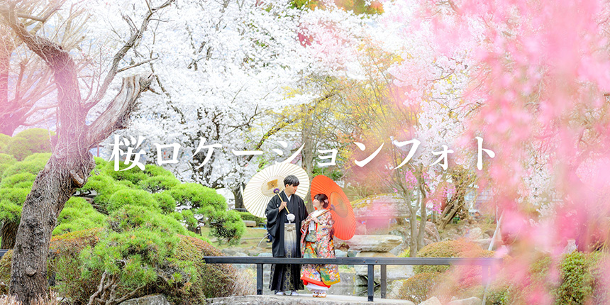 🌸桜ロケーションウェディングフォト受注開始🌸の代替テキスト